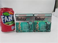 2 boites de comprimés ROBAX