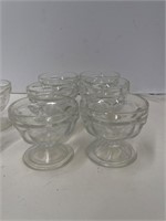 Federal Glass Set Of 6 Low Sherbet