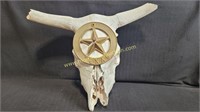 Old Cow Skull w Texas Star