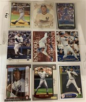 9-Derek Jeter baseball cards