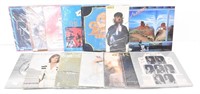 14 Vinyl 33 RPM Records, Tom Jones, Beatles Huts &