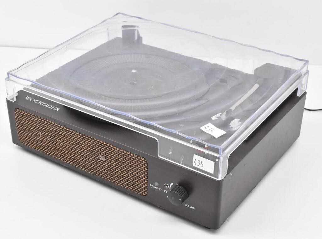 Wockoder Vintage Record Player Turntable