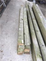 Lot of 16- 2"x6x7 Pressure Treated Boards