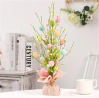 NEW Easter Egg Tree with Colorful Decoration