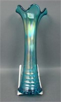 Imperial Teal Ripple Vase
