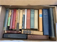 Group of antique and vintage books - some as seen