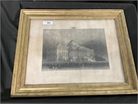 Framed Dalton Capitol Building Print.