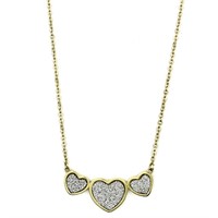 IP Gold (Ion Plating) Stainless Steel Necklace wit