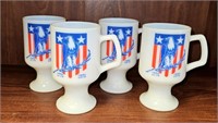 Declaration of Independence Mugs Set of 4