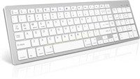 Bluetooth Wireless Rechargeable Keyboard: Slim