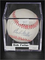 Authentic Autographed 1969 Bob Feller  Baseball w