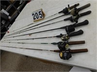 7 Fishing Rods & Reels