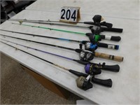 7 Fishing Rods & Reels