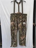 MENS CAMOUFLAGE SUEDE PANTS WITH SUSPENDERS