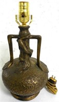 Metal Lamp Nude Brass Plated
