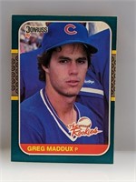 1987 Donruss The RCs Set Greg Maddux RC #52