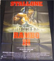 Original French "Rambo III" poster