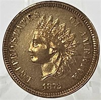 Beauty 1872 Indian Head Cent AU/UNC
