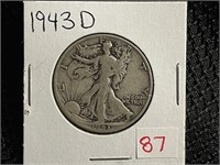1943 D WALKING LIBERTY HALF DOLLAR