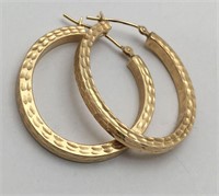 14k Gold Hoop Earrings