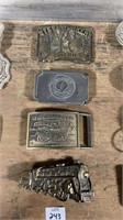 4 belt buckles