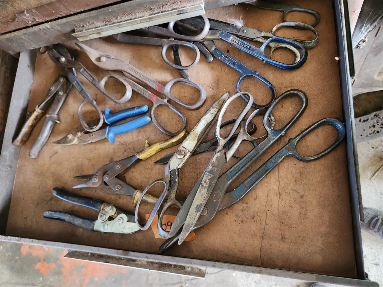 Tools drawer contents