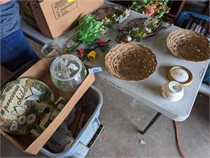 Baskets, Glass Jar, Decor