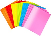 36 Pack Colorful Plastic Folders