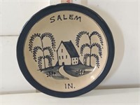 Maple City Pottery Salem Indiana Plate