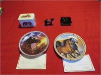 Horse Plates, Cast Iron Horse Banks