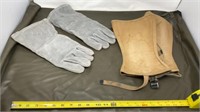 Vintage Canvas Military Stirrups & Gloves