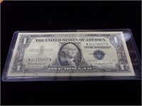 1957 silver certificate $1 bill