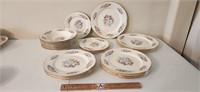 Homer Laughlin Floral Dishes: Plates