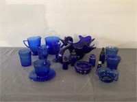 Vi Sapphire Cobalt Blue Glass
