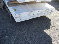 Pallet of White Plastic Boards