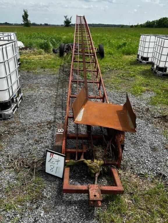 52ft Hay Elevator With Under Carriage