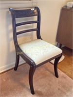 Small pressed back side chair