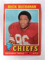 1971 Topps Buck Buchanan Chiefs Card #13