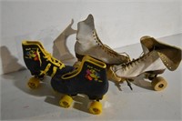 2- Pairs Vintage Roller Skates
