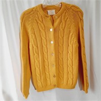 60's Cable Knit Cardigan Sweater by Tami 38" Bust