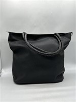 Beautiful Black Tote with Snap Closure