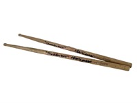 Nigel Glocker Signed Drumsticks