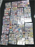 Assorted Pages of baseball Trading Cards 22pc