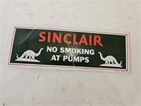 Sinclair No Smoking Sign