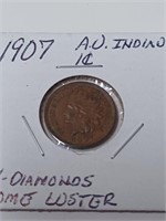 1907 Indian Head Penny