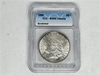 1886 Morgan Silver Dollar MS60