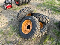4-New Montreal SS Loader 10-16.5 tires & rims