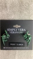 Vera Wang Dragon Earrings