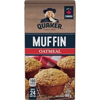 NEW 2Pk QUAKER Oatmeal Muffin Mix,BB-24MA24