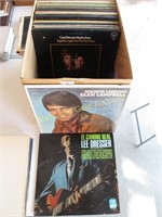 Box Of LP Record Albums